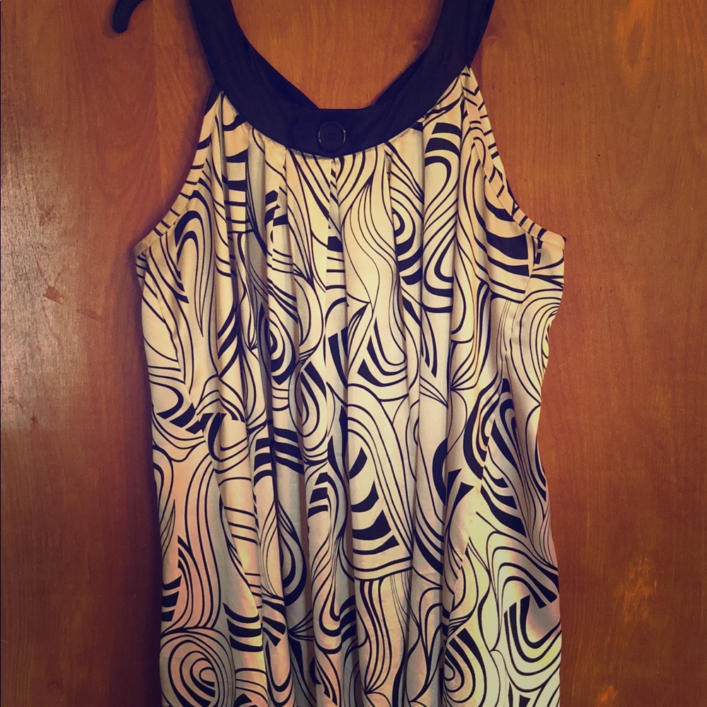Zebra print dress
